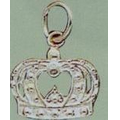 Precious Metal Crown Travel Charm